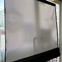 Y【中古品】Panasonic パナソニック ポータブルプロジェクター スクリーン TY-50SB おうち映画館 生活雑貨　の画像