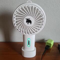 小型 扇風機　手持ち扇風機の画像