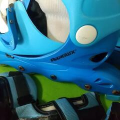 キッズ用 インライン&ローラスケート シューズ  サポーターセット の画像