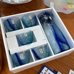 東洋ガラス　冷茶セット