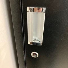 A2405-995 スチールロッカー 黒 キズ、汚れ有②の画像