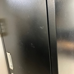 A2405-995 スチールロッカー 黒 キズ、汚れ有②の画像