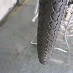 D555　★限定特価★ 中古自転車 【27インチ　アサヒ　シルバー　ママチャリ　6段　LEDオートライト 】 の画像