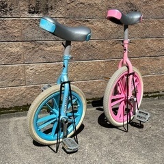 自転車 一輪車 2台セット ヘルメット、プロテクター付