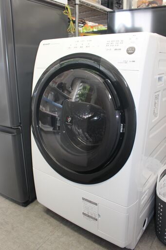 ★特別価格 美品 大幅値下げ★SHARP シャープドラム式洗濯乾燥機(ES-S7F-WL) 洗濯7㎏/乾燥3.5㎏21年製 左開き 販売！★有料発送★店頭取引歓迎！