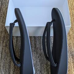 和装用 草履(黒)　新品・未使用の画像