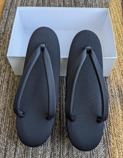 和装用 草履(黒)　新品・未使用
