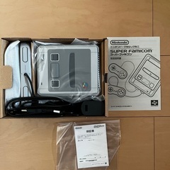 ニンテンドークラシックミニ　スーパーファミコンほぼ未使用の画像