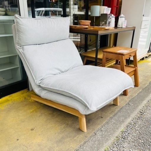 【池上店】無印良品 ハイバックリクライニングソファ 無印 MUJI ソファ ソファー リクライニングソファ 座椅子 1人用ソファ 1Pソファ １シーター 家具 おしゃれ 品川区 リサイクルショップ ランバールーム 武蔵小山店 武蔵小山パルム 戸越銀座