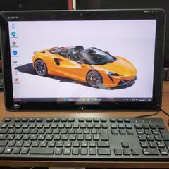 【成約 6/6 12時 お渡し】SONY VAIO タッチパネル SSD 一体型パソコン Windows11 Office