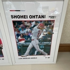 セット売り　大谷翔平のポスター　フレーム付きの画像