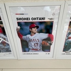 セット売り　大谷翔平のポスター　フレーム付きの画像