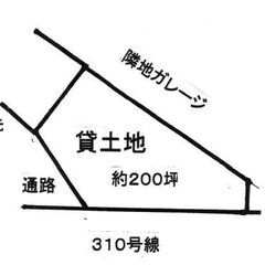 ★貸土地★    堺市東区草尾　200坪　#資材置き場　＃トラッ...