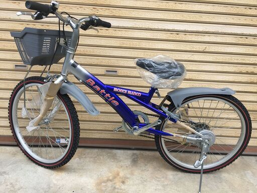 未使用・長期保管品　ペダルなし　子供用　22インチ　monte bianco battle 自転車