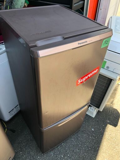 NO 132❗️北九州市配送無料 パナソニック Panasonic 冷蔵庫(138L 右開き) 2ドア マホガニーブラウン NR-B148W-T