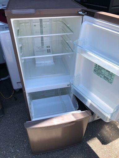 NO 132❗️配送無料 パナソニック Panasonic 冷蔵庫(138L 右開き) 2ドア マホガニーブラウン NR-B148W-T