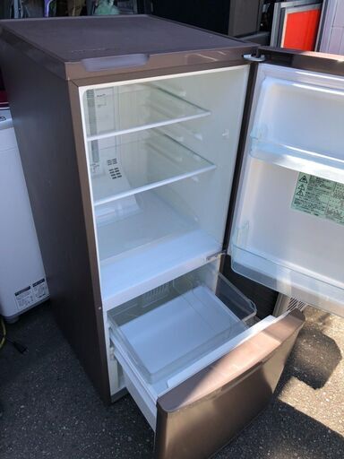 NO 132❗️配送無料 パナソニック Panasonic 冷蔵庫(138L 右開き) 2ドア マホガニーブラウン NR-B148W-T