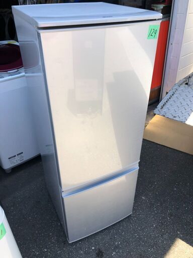 NO 129❗️北九州市内配送無料 シャープ SHARP 冷蔵庫 （167L・つけかえどっちもドア） 2ドア シルバー系 SJ-D17A-S