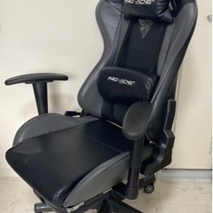 【訳あり】ゲーミングチェア オットマン付 PRORACING  