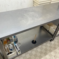 ②ステンレス作業台 厨房機器 作業台 机