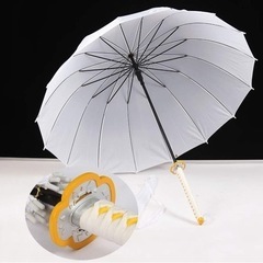 新品　ホワイト長傘