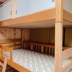 家具 ベッド 二段ベッドの画像
