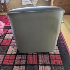 【値下げ】」光製作所製　リクライニングチェア　本革張りの画像