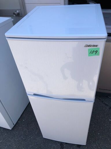 NO109❗️ 配送設置無料 冷蔵庫 ホワイトストライプ AR-143E-W [2ドア /右開きタイプ /138L] [冷凍室 47L]