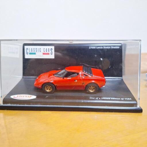 1/43スケールモデル ランチア ストラトス ストラダーレ レッド ヴィテッセ 27000　お譲りします