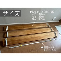 【お譲りします】棚板・棚受レール セット