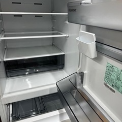 【ほぼ新品】ハイセンス 【右開き】283L 3ドア冷蔵庫 e angle select  HR-G28E3W の画像