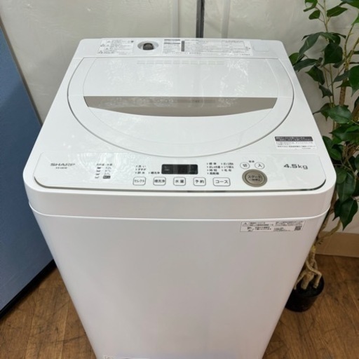 I712 ? 2021年製♪ SHARP 洗濯機 （4.5㎏） ⭐ 動作確認済 ⭐ クリーニング済