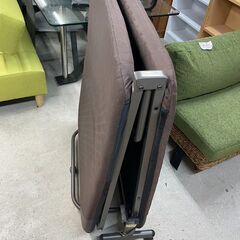 折りたたみベッド　No.13232　ブラウン　シングル　【リサイクルショップどりーむ天保山店】の画像