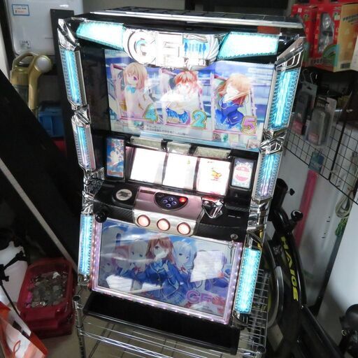 パチスロ実機 オーバーロード 絶対支配者光臨 コイン不要機付き