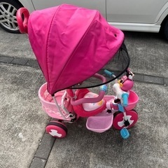 ミニーマウス　三輪車　バギーの画像