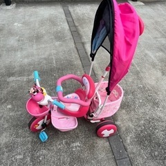 ミニーマウス　三輪車　バギー