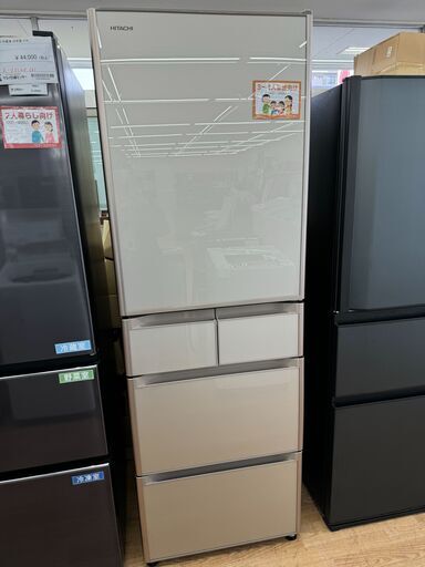 ★ジモティ割あり★ HITACHI 冷蔵庫 R-S40J(XN) 401L 19年製 動作確認／クリーニング済み KJ5211