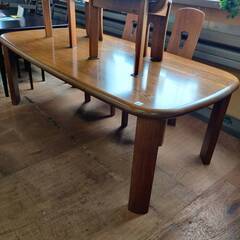 商談中！【愛品倶楽部柏店】皇室御用達 浜本工芸 ダイニング7点セット ナラ