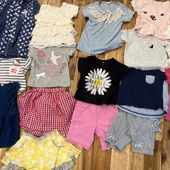 90サイズ　女の子　夏服の画像