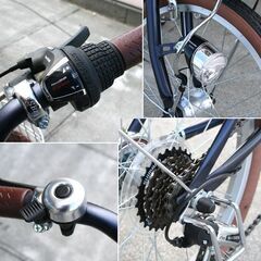 使用感少なめ キャプテンスタッグ リリアン 折り畳み自転車 20
