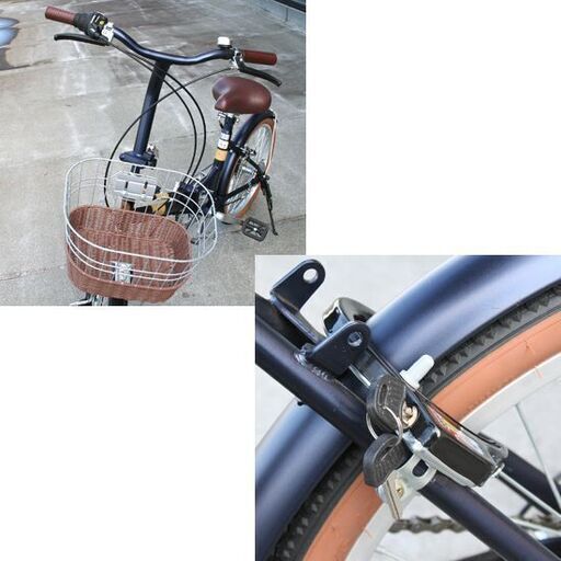 使用感少なめ キャプテンスタッグ リリアン 折り畳み自転車 20