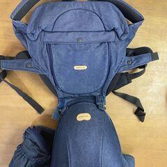 美品！ベビーアンドミー　Baby＆Me　デニム　抱っこ紐　48166-1-4-001の画像