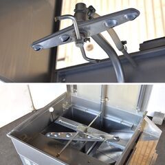 ≪yt1360ジ≫ サニジェット 業務用食器洗浄機 SD82GA 小型ドアタイプ 都市ガス用 AC100V 50Hz用 2009年製 通電OK/現状品 60414-10の画像