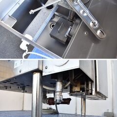≪yt1360ジ≫ サニジェット 業務用食器洗浄機 SD82GA 小型ドアタイプ 都市ガス用 AC100V 50Hz用 2009年製 通電OK/現状品 60414-10の画像