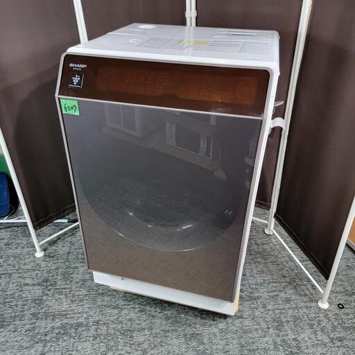 ‍♂️h060615売約済み❌6207‼️配送設置は無料‼️SHARP 11kg/6.0kg ドラム式洗濯機