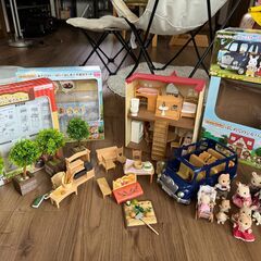 【中古】シルバニアファミリー 4製品ミックス【あげます】
