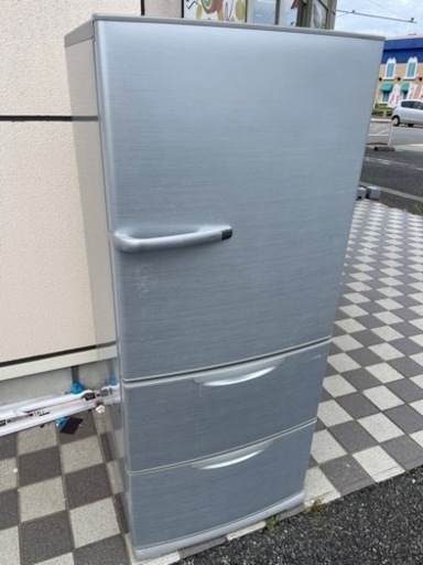 AQUA アクア 3ドア ノンフロン冷凍冷蔵庫 AQR-261B(S) ラグジュアリーシルバー 264L 右開き 中古動作品