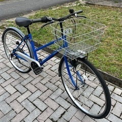 27インチ6段変速自転車の画像