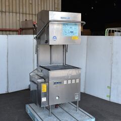 ≪yt1361ジ≫ サニジェット 業務用食器洗浄機 SD84GA-LB-MR 小型ドアタイプ 都市ガス用 三相200V 50Hz用 2016年製 動作未確認 現状品 60414-03の画像