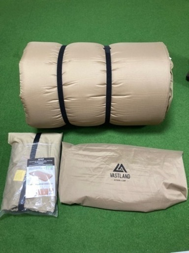 ほぼ新品！VASTLAND インフレーターマット ダブル 10cm アウトドア
